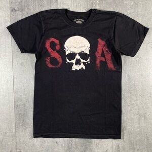 Y2k Sons Of Anarchy Skull  Tee Shirt